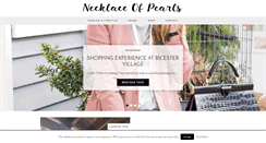 Desktop Screenshot of necklaceofpearls.es